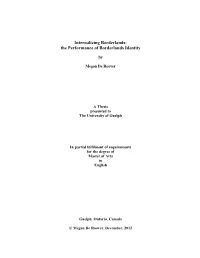 Internalizing Borderlands: the Performance of Borderlands Identity