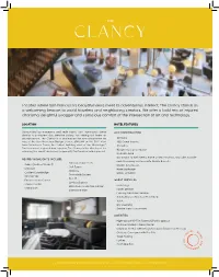 The Clancy Fact Sheet