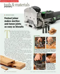 Tools & Materials