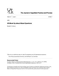 All Mixed up About Mixed Questions