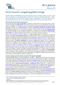 Arctic Council: Navigating Global Change