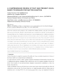 Based Techniques for Gait Recognition