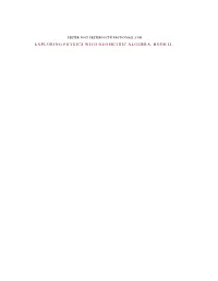 Exploring Physics with Geometric Algebra, Book II., , C December 2016 COPYRIGHT