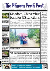 Kingdom, China Rebut Basis for US Sanctions