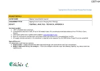 Playing Pitch Strategy Appendix a Football Analysis