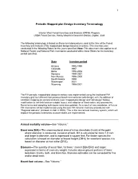 Standard Forest Inventory and Analysis Terminology