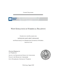 Wave Extraction in Numerical Relativity