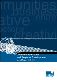 Department of State and Regional Development