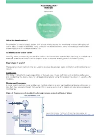 What Is Desalination? Is Desalinated Water Safe? How Does It Work?