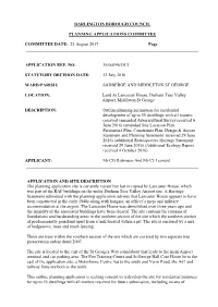 23 August 2017 Page APPLICATION REF