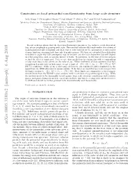 Constraints on Local Primordial Non-Gaussianity from Large Scale
