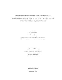 I SYNTHESIS of LIGANDS and MACROCYCLES BASED on 1,3