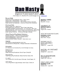 Print Resume