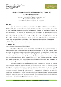 16. Humanities-Challenges of Hostage-Taking and Kidnapping