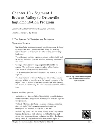 Chapter 10 - Segment 1 Browns Valley to Ortonville Implementation Program