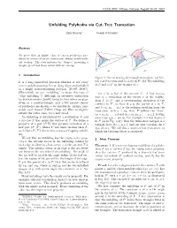 Unfolding Polyhedra Via Cut-Tree Truncation