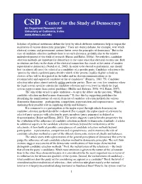 CSD Center for the Study of Democracy an Organized Research Unit University of California, Irvine