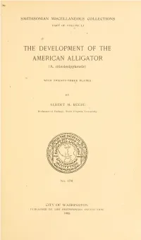 The Development of the American Alligator