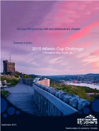 2015 Atlantic Cup Challenge Conception Bay South, NL