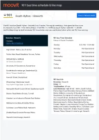 901 Bus Time Schedule & Line Route