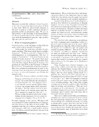 Grapholinguistics, Tex, and a June 2020 Conference
