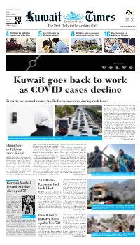 Kuwait Goes Back to Work As COVID Cases Decline