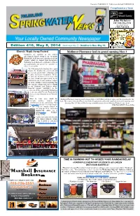 Midhurst Pharmacy Had Its Grand Opening May 3 Volunteers Are Essential to Any Festival and Elmvale Maple Syrup Is No Exception