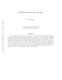 Orbifold Physics and De Sitter Spacetime