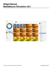 Widget Manual Mediabeacon R3volution V8.5