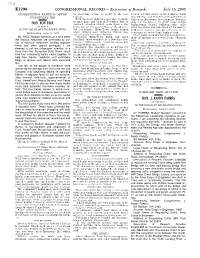 CONGRESSIONAL RECORD— Extensions of Remarks E1790 HON