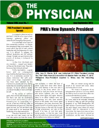 PMA's New Dynamic President