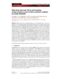 SESAM ML 2.4-Micron Cr-Zns