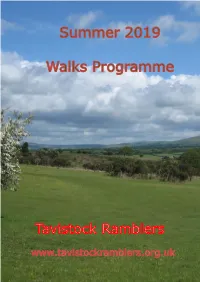 Summer 2019 Walks Programme with Adverts ROBOROUGH.Pub