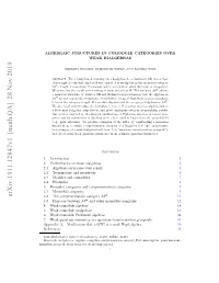 Arxiv:1911.12847V1 [Math.QA] 28 Nov 2019 Omto Ruod Ekbagba Ekhp Algebra
