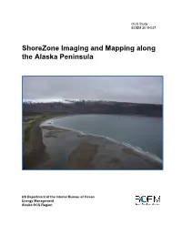 Shorezone Imaging and Mapping Along the Alaska Peninsula