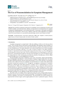 The Use of Neuromodulation for Symptom Management