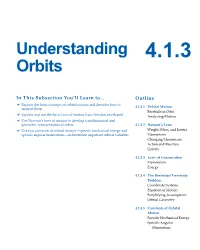 4.1.3 Understanding Orbits