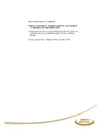 C-Shares CSI 300 Index ETF Semi-Annual Report 2016