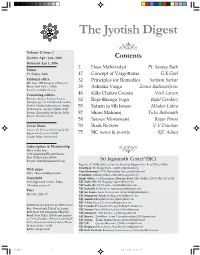 The Jyotish Digest  Volume II Issue 2 Quarter Apr - Jun, 2006 Contents Released Apr 1, 2006 2 Dasa Mahävidyä Pt