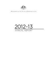 2013-13 Annual Report