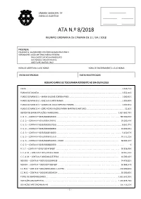 Ata N.º 8/2018