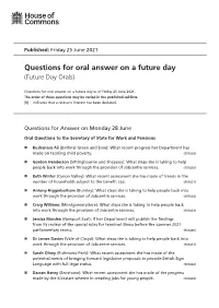 View Future Day Orals PDF File 0.11 MB