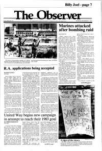 Marines Attacked After Bombing Raid