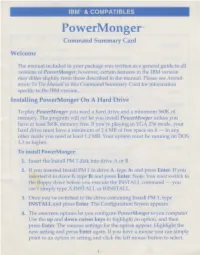 Powermonger-Refcard