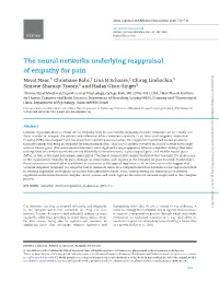 The Neural Networks Underlying Reappraisal of Empathy for Pain