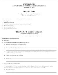 The Procter & Gamble Company