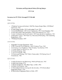 A Preliminary Container List