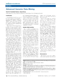 Advanced Genomic Data Mining