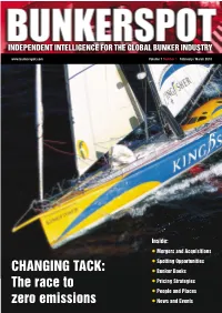 CHANGING TACK: the Race to Zero Emissions
