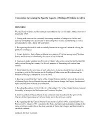 Convention Governing the Specific Aspects of Refugee Problems in Africa